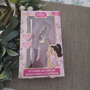 The Vintage Shop Pink Lash & Brow Duo
